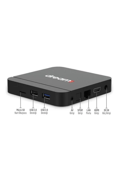 Dreamstar 6k Ultra Hd 4 Gb Ram 32 Gb Hafıza Android Tv Box (android 12) I-4 4-32 - 4