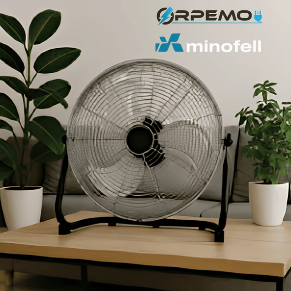 Sanayi Tipi Duvar Vantilatör  18 inç " Siyah Güçlü ve Dayanıklı 3 Yıl Garantili - Resim 3