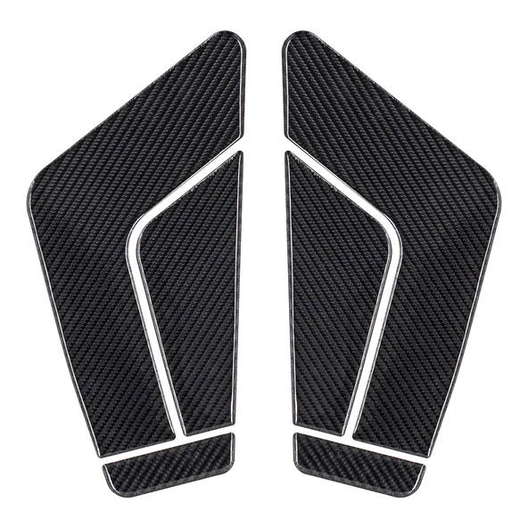 Yamaha MT10 2016 ile Uyumlu Kaydırmaz 6D Karbon 19 Parça Tank Pad Seti GC48 - Resim 13