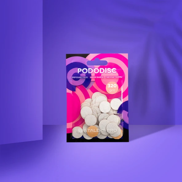 Staleks Small Pododisk İçin Yedek Pedikür Törpüleri 320 Grit Yumuşak