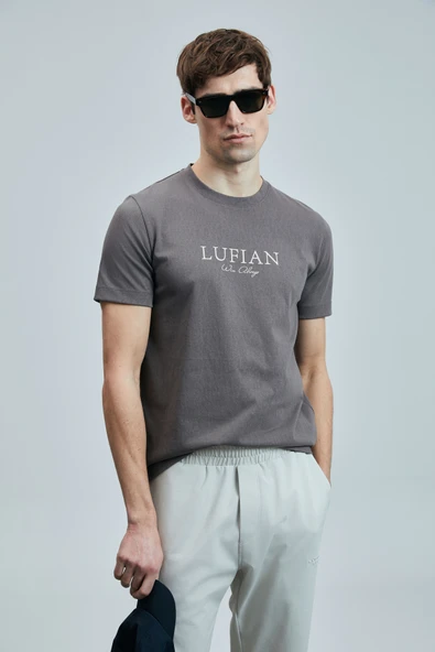 Lufian 111020238 Love Modern Grafik T- Shirt Erkek Tişort - Resim 7