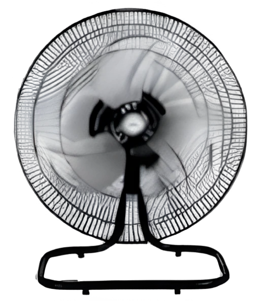 Sanayi Tipi Duvar Vantilatör  18 inç " Siyah Güçlü ve Dayanıklı 3 Yıl Garantili - Resim 2