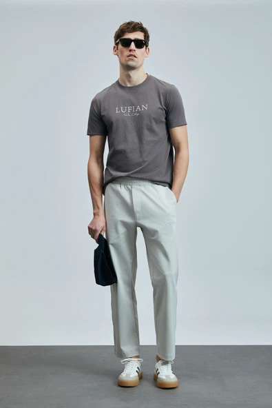 Lufian 111020238 Love Modern Grafik T- Shirt Erkek Tişort - Resim 2