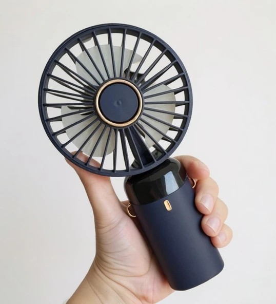 USB Şarjlı El Fanı I Mini Taşınabilir Fan I Yaz Serinleticisi I Vantilatör I Şarjlı Masa Üstü Fan - 2