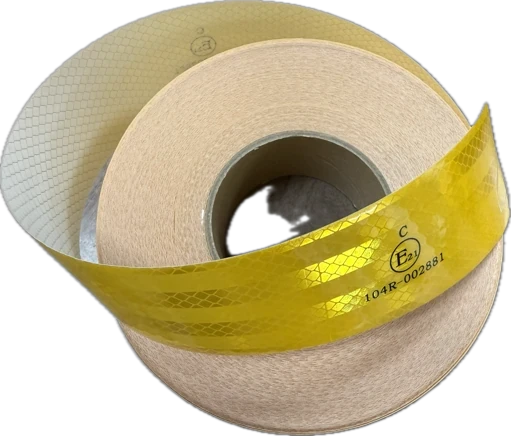 KALİTE Reflektörlü Bant SARI 5 Metre 5 cm Belgeli Reflektörlü Reflektif Fosforlu Şerit Bant Ikaz Bandı ürün görseli