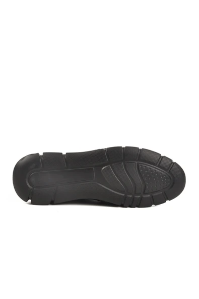 Aspor Siyah Hakiki Deri Erkek Casual Ayakkabı - 5