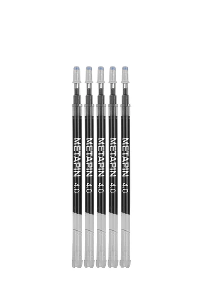 Metapin Isı ile Silinebilen Uçan Refill Kalem İçi Siyah (0.7 mm) - 50 Adet - 2