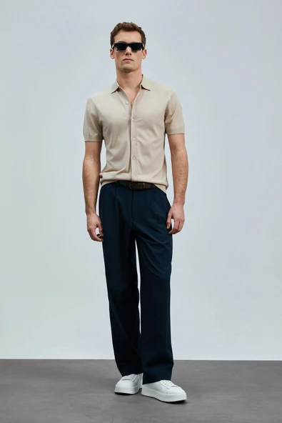 Lufian 111090132 Hector Erkek Modal Karışımlı Kazak Gömlek Erkek Gömlek - 5