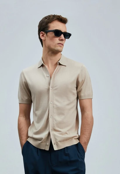 Lufian 111090132 Hector Erkek Modal Karışımlı Kazak Gömlek Erkek Gömlek - 2