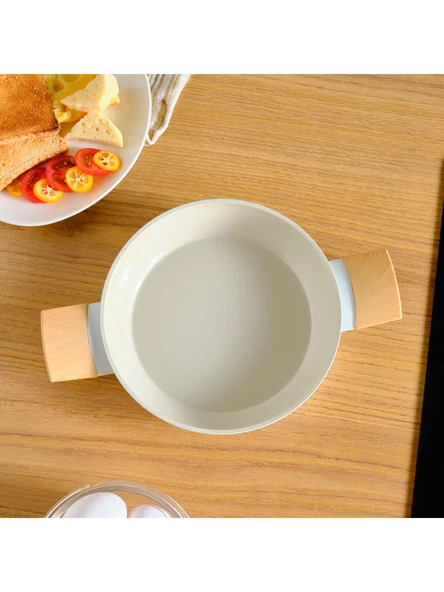 Karaca Swiss Crystal Almond Cream Indüksiyon Tabanlı Sahan 20 cm - 3