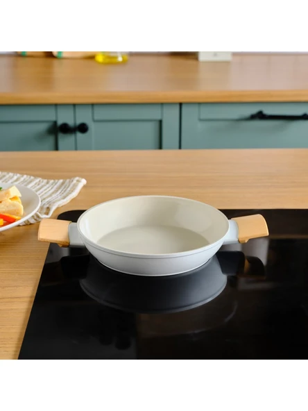 Karaca Swiss Crystal Almond Cream Indüksiyon Tabanlı Sahan 20 cm - 5