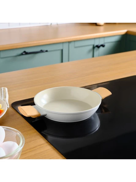 Karaca Swiss Crystal Almond Cream Indüksiyon Tabanlı Sahan 20 cm - 2