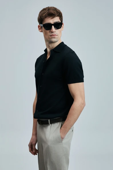 Lufian 111090132 Hector Erkek Modal Karışımlı Kazak Gömlek Erkek Gömlek - 10