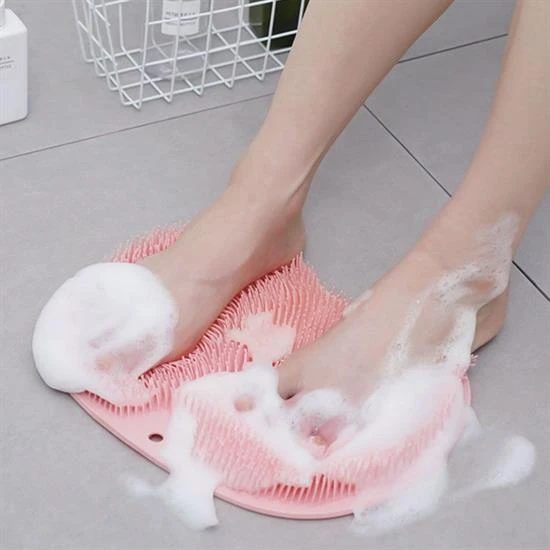 Çok Amaçlı Esnek Yumuşak Banyo El Ayak Vücut Plastik Duş Matı Plastik Banyo Matı (4915) - 3