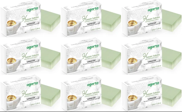 Agarta El Yapımı Doğal Sabun 150GR Hamam (9 Lu Set) - 1