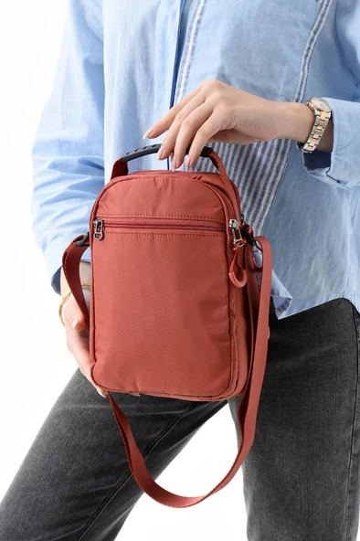 571 Collection Paraşüt Kumaş Unisex Postacı Çanta Elde Tutma Çapraz Askılı Omuz Çantası 25*15 Cm - 10