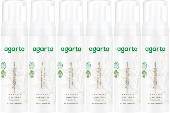 Agarta Doğal Yüz Temizleme Köpüğü 225ML (6 Lı Set)