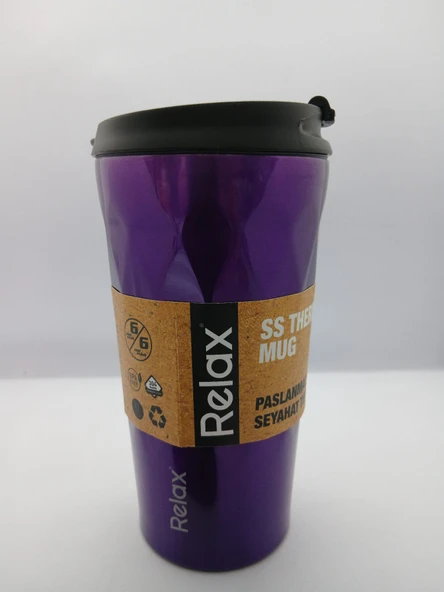 RELAX SS THERMOSS MUG PASLANMAZ ÇELİK SEYAHAT TERMOSU 350 ML - 2