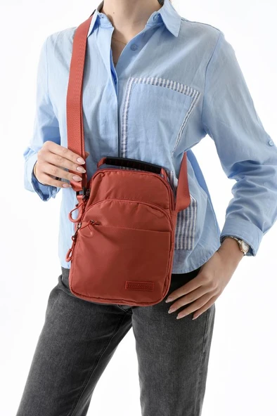 571 Collection Paraşüt Kumaş Unisex Postacı Çanta Elde Tutma Çapraz Askılı Omuz Çantası 25*15 Cm - 11