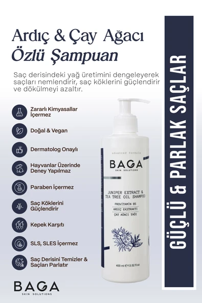 Ardıç & Çay Ağacı Özlü Şampuan
