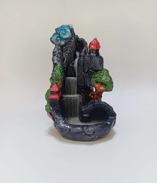 Şatolu Dağ Şelale Geri Akış Tütsülük (10 Adet Tütsü Hediyeli) Buhurdanlık Oda Kokusu