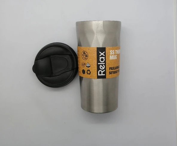 RELAX SS THERMOSS MUG PASLANMAZ ÇELİK SEYAHAT TERMOSU 350 ML - 4