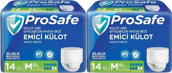 Prosafe Emici Külot Hasta Bezi M - Orta - Medium 28 Adet (2PK*14) ürün görseli