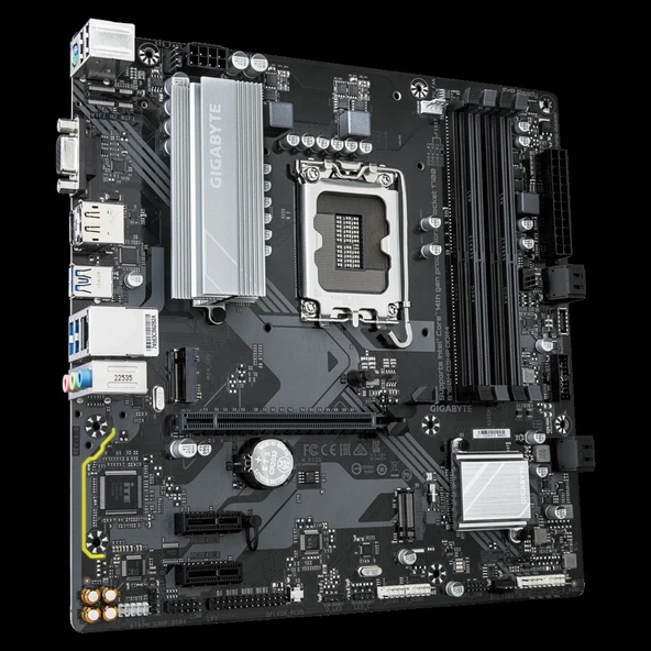 Gıgabyte B760m D3hp Ddr4, 4xddr4, 2xm.2, Dp, Hdmı, Vga, 12-13.14.nesil, Lga1700 Soket, Anakart - 3