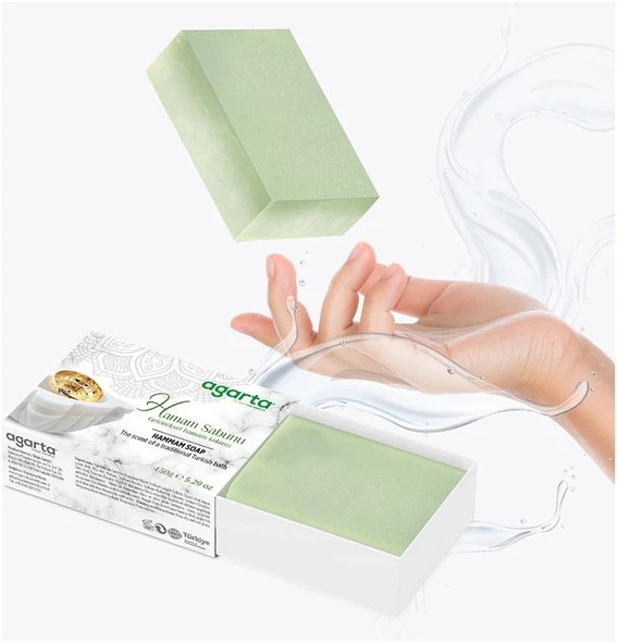 Agarta El Yapımı Doğal Sabun 150GR Hamam (2 Li Set) - 3