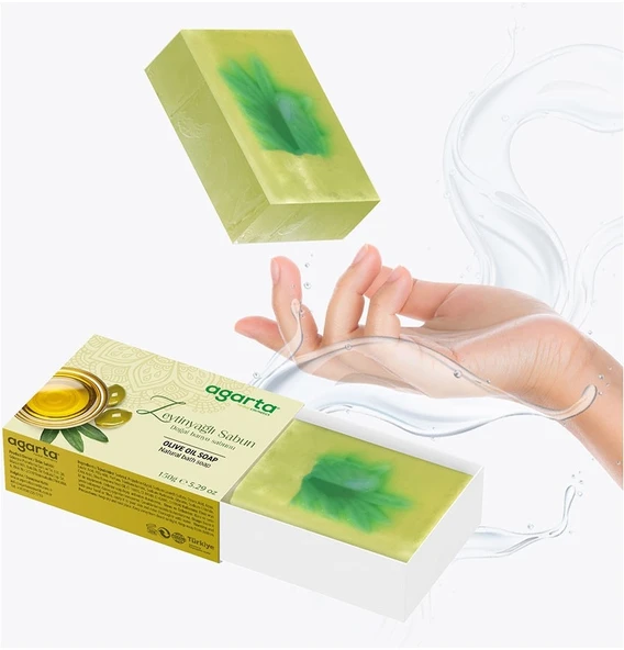 Agarta El Yapımı Doğal Sabun 150GR Zeytinyağlı (5 Li Set) - Resim 3