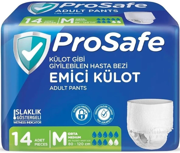 Prosafe Emici Külot Hasta Bezi M - Orta - Medium 14 Adet Tekli Pk ürün görseli 1