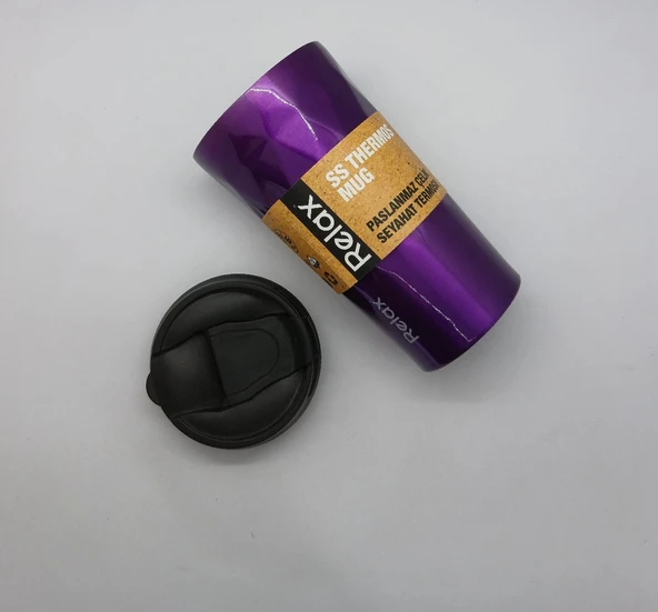 RELAX SS THERMOSS MUG PASLANMAZ ÇELİK SEYAHAT TERMOSU 350 ML - 5