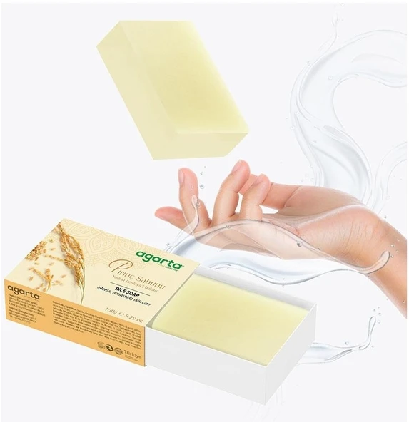 Agarta El Yapımı Doğal Sabun 150GR Pirinç (5 Li Set) - 3