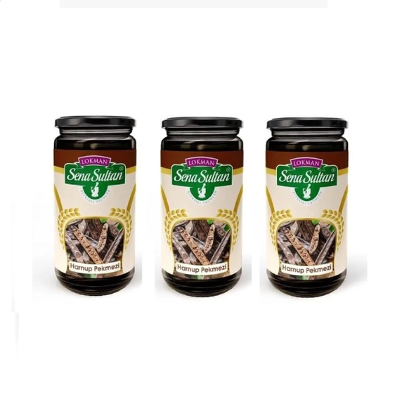 Keçiboynuzu Harnup Pekmezi 640 Gr 3 Adet, Lokman Sena Sultan