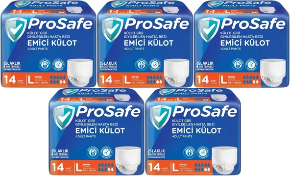 Prosafe Emici Külot Hasta Bezi L - Büyük - Large 70 Adet (5PK*14)