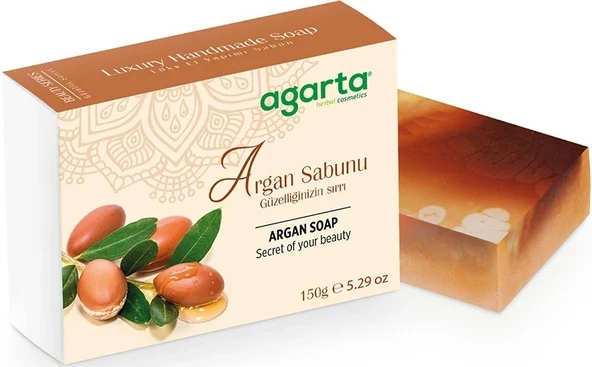 Agarta El Yapımı Doğal Sabun 150GR Argan (2 Li Set) - 2