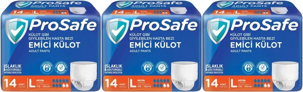 Prosafe Emici Külot Hasta Bezi L - Büyük - Large 42 Adet (3PK*14)