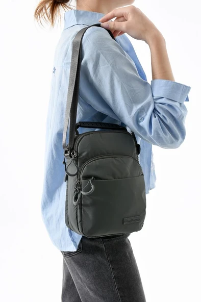 571 Collection Paraşüt Kumaş Unisex Postacı Çanta Elde Tutma Çapraz Askılı Omuz Çantası 25*15 Cm