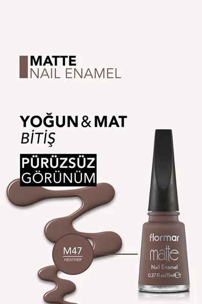 Oje - Matte Nail Enamel M47 Heather  8690604534166 - 3