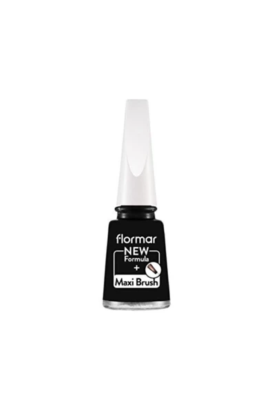 Klasik Parlak Bitişli Yüksek Pigmentli Oje -nail Enamel- 313 Black Mınımalısm New- 8682536035873