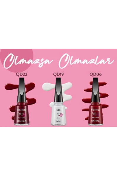 Oje - Quick Dry Nail Enamel Qd21 Blackstar Red 34000009-qd21 - 4