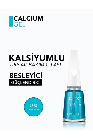 Kalsiyum İçeren Tırnak Bakım Cilası & Oje Bazı - Calcium Gel - 000 - 8690604560486 - 3
