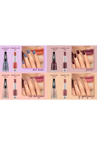 Oje - Quick Dry Nail Enamel Qd21 Blackstar Red 34000009-qd21 - 6