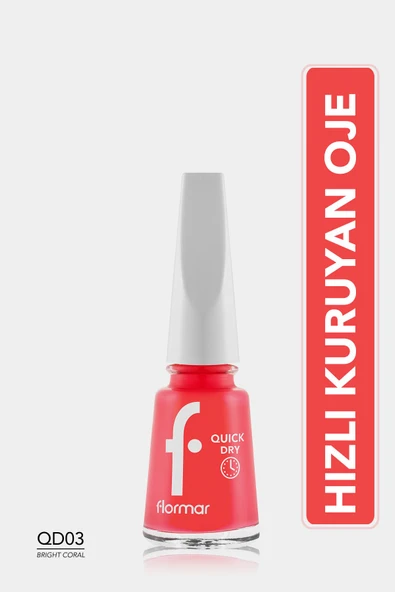 Quick Dry Bright Coral 03 Oje