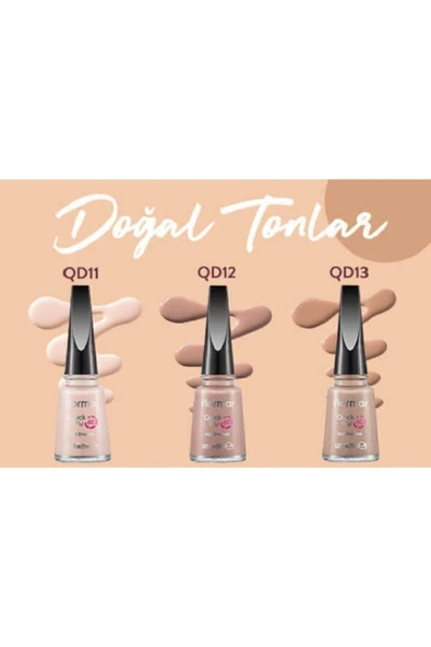 Oje - Quick Dry Nail Enamel Qd21 Blackstar Red 34000009-qd21 - 5