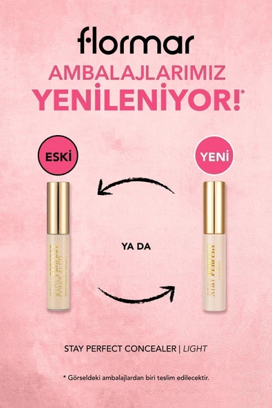 Doğal Bitişli Kapatıcı (SICAK ALT TON) - Stay Perfect Concealer - 002 Light - 8682536085465 - 2