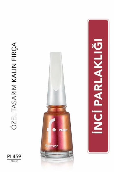 Sedefli Parlak Oje (TURUNCU) - Pearly Nail Enamel - Pl459 Frolic - 8682536035668