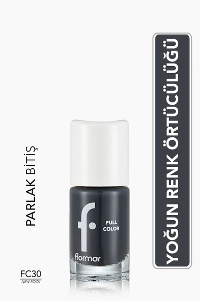 Yoğun Pigmentli Parlak Oje-full Color Nail Enamel-fc30 New Rock-8690604310661