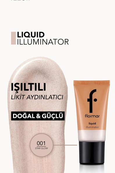 Doğal Işıltı Veren Likit Aydınlatıcı (AÇIK TON) Liquid Illuminator-001 Star Glow-8690604534746 - Resim 6