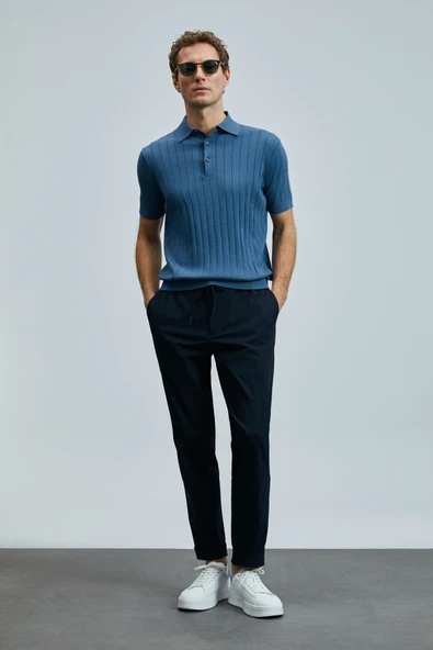 Lufian 111190336 Glen Smart Erkek Chino Pantolon Slim Fit Erkek Pantolon - Resim 3